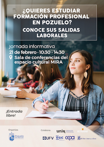 Jornada informativa sobre opciones de Formación Profesional en Pozuelo