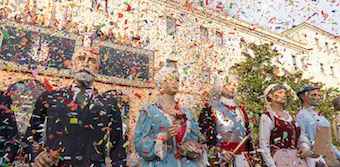 Desfile de Gigantes y Cabezudos, procesión, concierto y atracciones en las fiestas patronales de Pozuelo