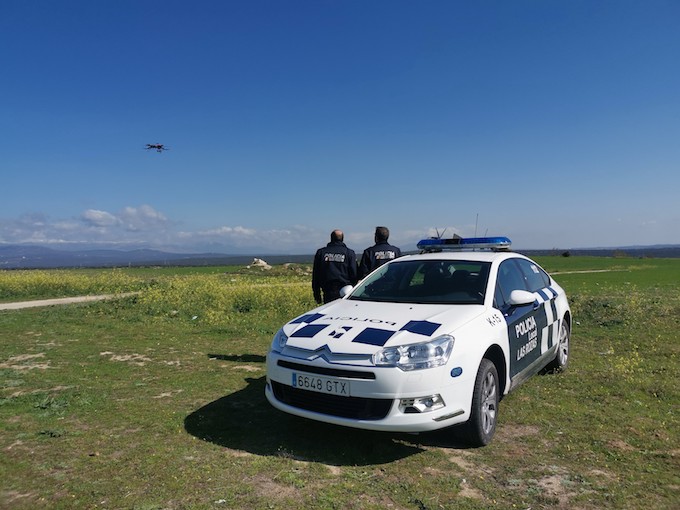 Un dron vigilará que se cumpla con al confinamiento en Las Rozas