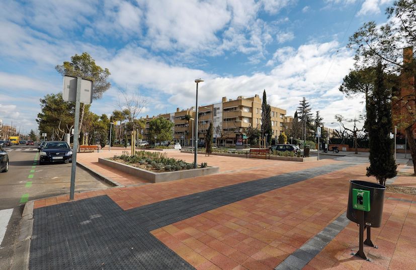La mediana de la Avenida de Europa de Pozuelo estará lista en abril