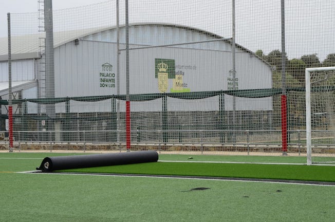 Los campos de fútbol Ángel Nieto de Boadilla,  listos para jugar