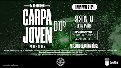 Nueva edici&oacute;n de la Carpa Joven 0&ordm;&rsquo;0 por San Valent&iacute;n en Boadilla