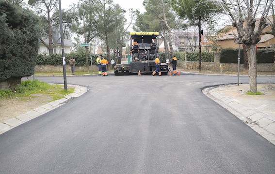 Finaliza el asfaltado en Viñas Viejas y las urbanizaciones históricas de Boadilla 
