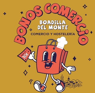 Bonos con 10 euros de descuento para los comercios de Boadilla del Monte