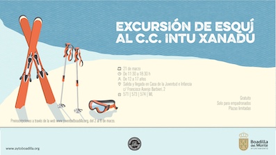 Boadilla invita a esquiar gratis en el Xanad&uacute; el 21 de marzo