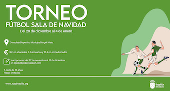 El II Torneo de Fútbol Sala de Navidad de Boadilla se celebrará el 29 de diciembre