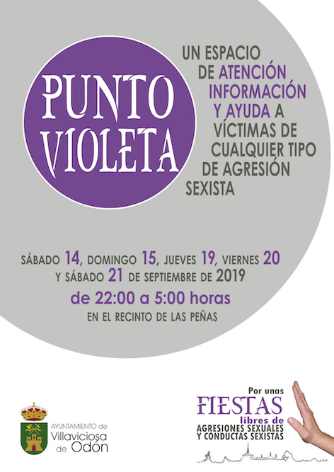 Punto Violeta en las Fiestas de Villaviciosa de Odón