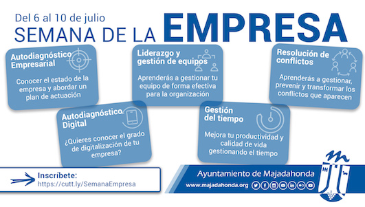 Cursos gratuitos para empresas toda la semana en Majadahonda