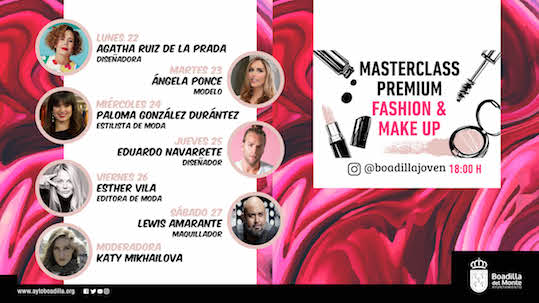 Expertos en moda, maquillaje, pasarela y editoriales comparten su experiencia a través de @boadillajoven