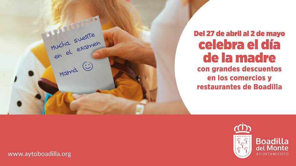 Descuentos y ofertas en comercios y restaurantes de Boadilla por el Día de la Madre