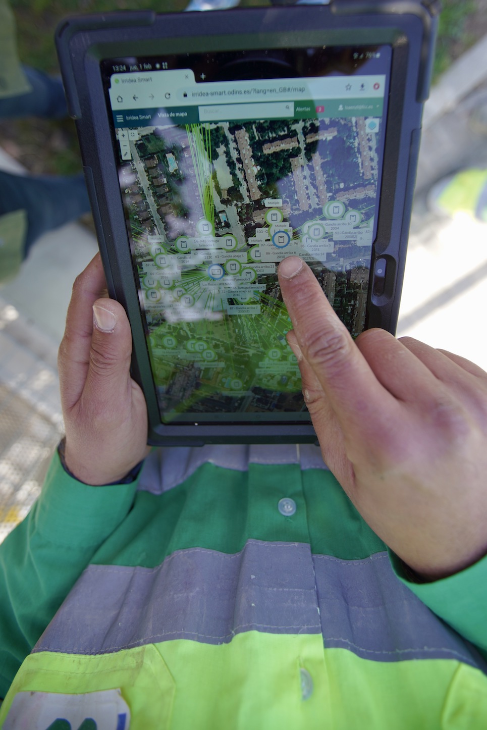 Las Rozas ahorra un 40% de agua con el sistema de riego digitalizado en parques y jardines 