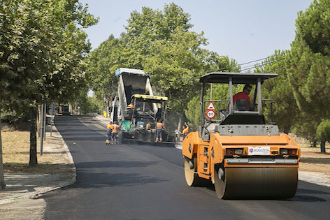 Asfaltado silencioso en Boadilla