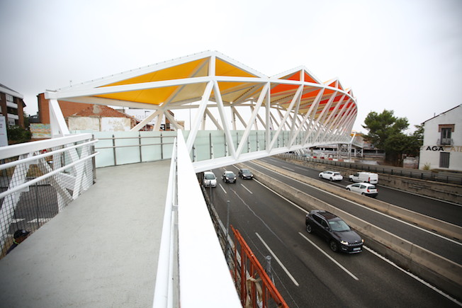 Abierta la nueva pasarela de Las Rozas