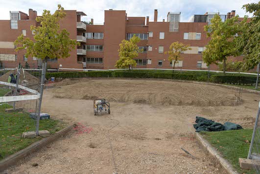 Comienzan las obras en el parque Valle Inclán