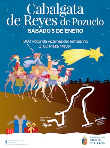 La Cabalgata de Pozuelo comenzará en la Rotonda Víctimas de Terrorismo