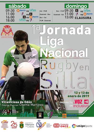 La Liga de Rugby en Silla de Ruedas arranca en Villaviciosa